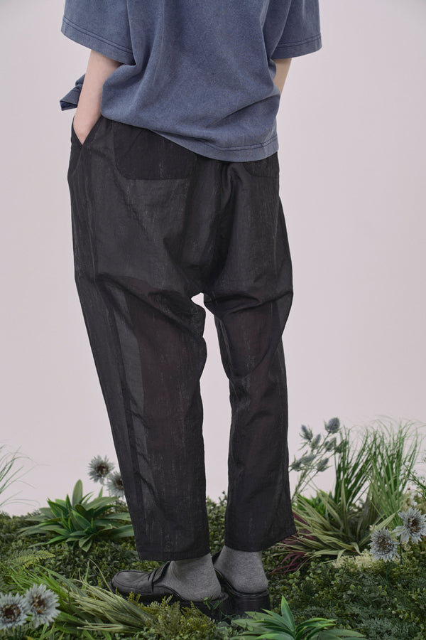 【Nora Lily】Lucent Breeze Relax Trousers-Ash Black-225360097-19F