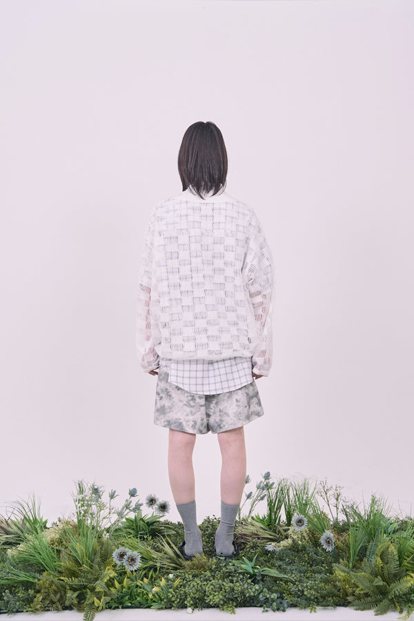 【Nora Lily】Breeze Net L/S Pullover-White-225380126-01F