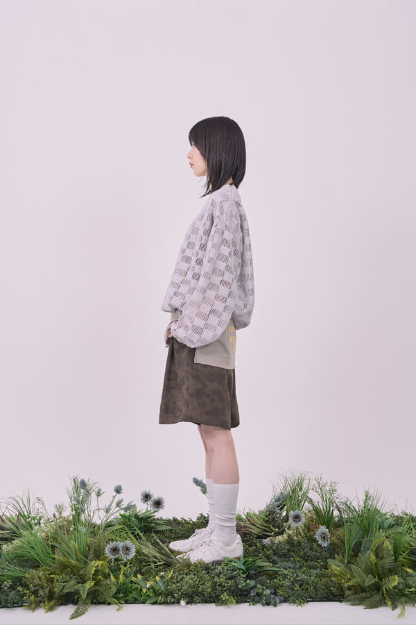 【Nora Lily】Breeze Net L/S Pullover-Light Grey-225380126-12F