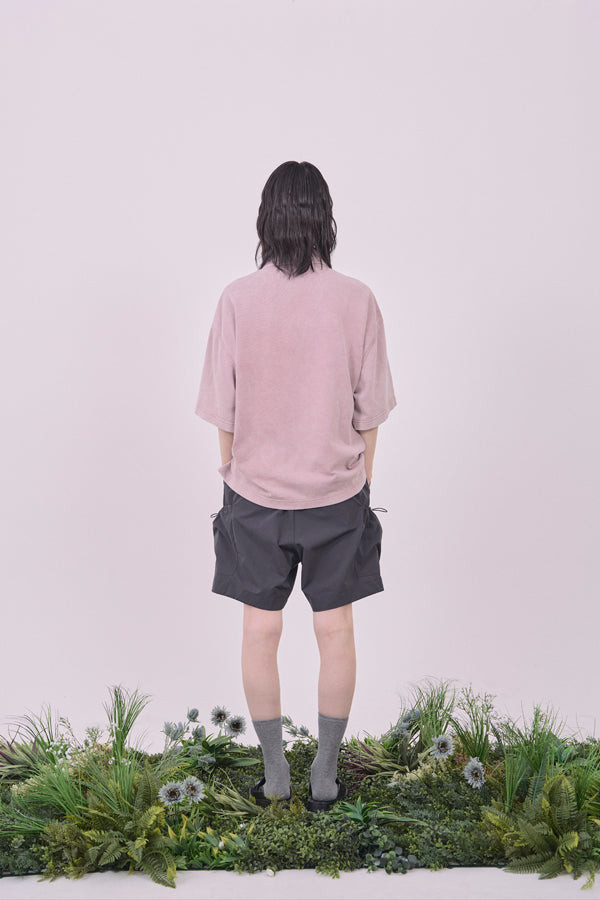 【Nora Lily】Washed Out Armor POLO Tee-Misty Rose-225380128-71F