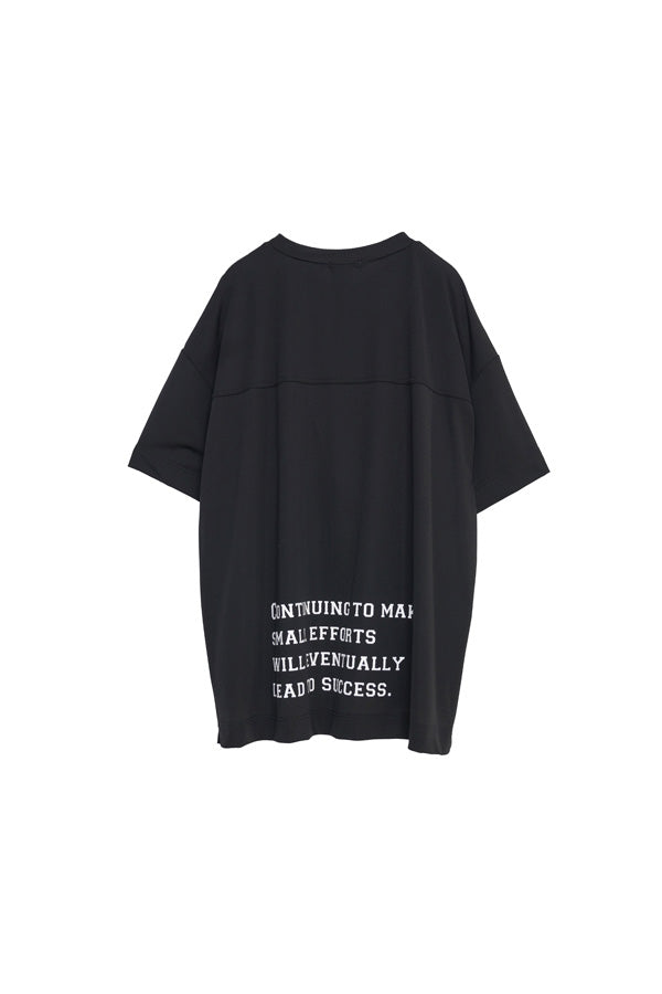 【Nora Lily】Hug Number 23 Logo Print Mesh Ease Tee-Black-225380129-19F