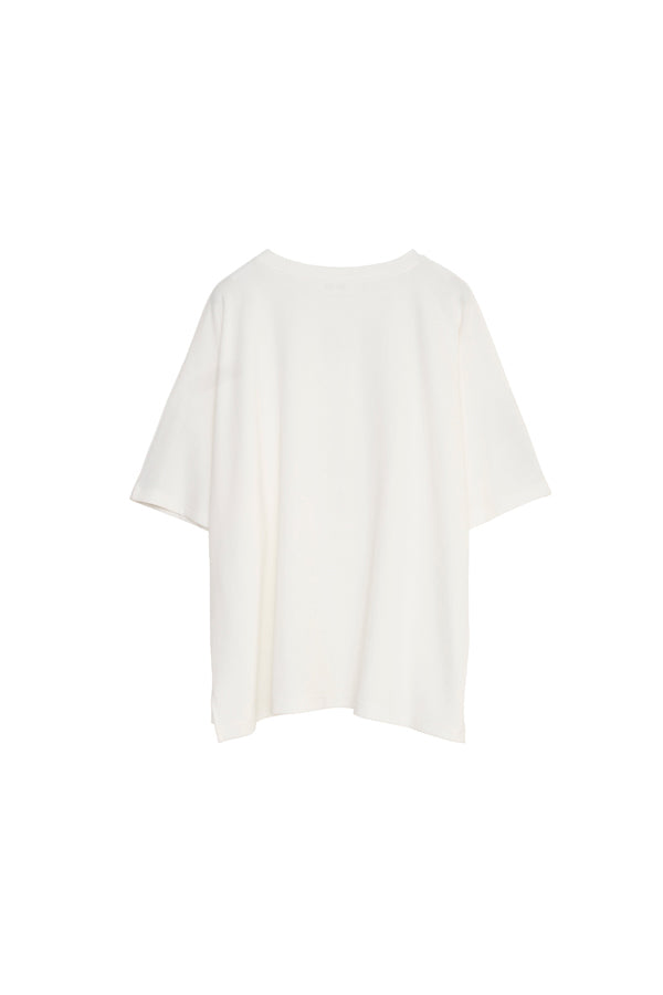 【Nora Lily】Embroidery Heritage Logo Ease Tee-White-225380132-01F