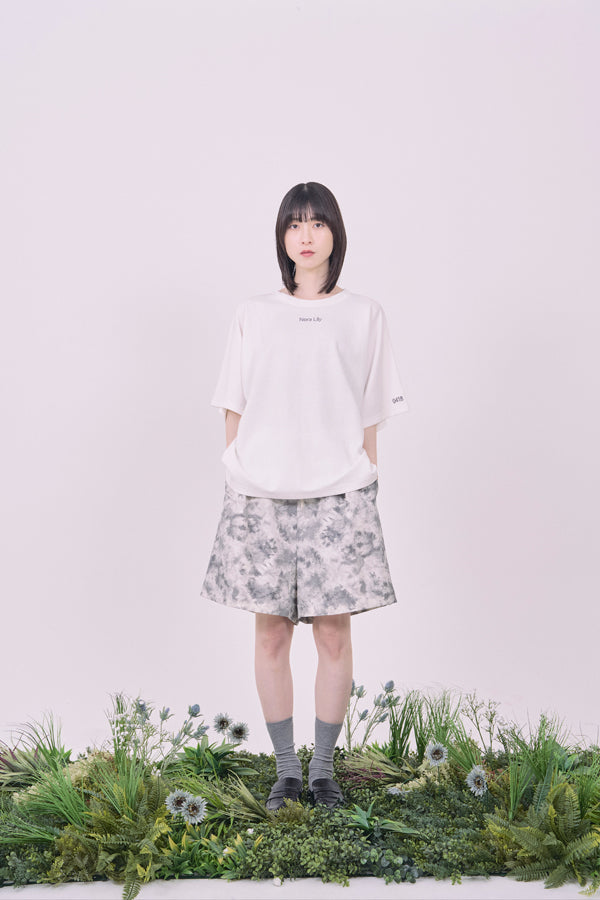 【Nora Lily】Embroidery Heritage Logo Ease Tee-White-225380132-01F