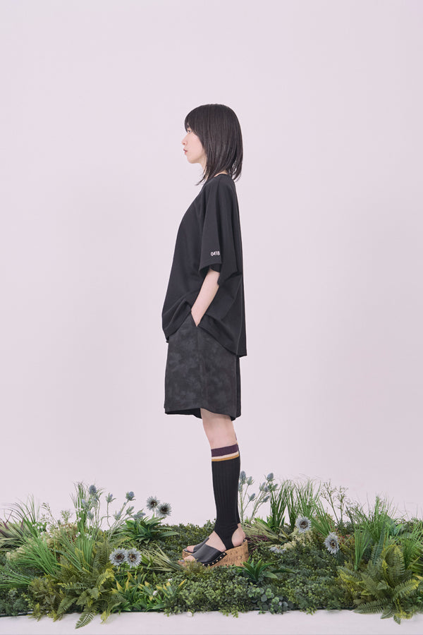 【Nora Lily】Embroidery Heritage Logo Ease Tee-Black-225380132-19F