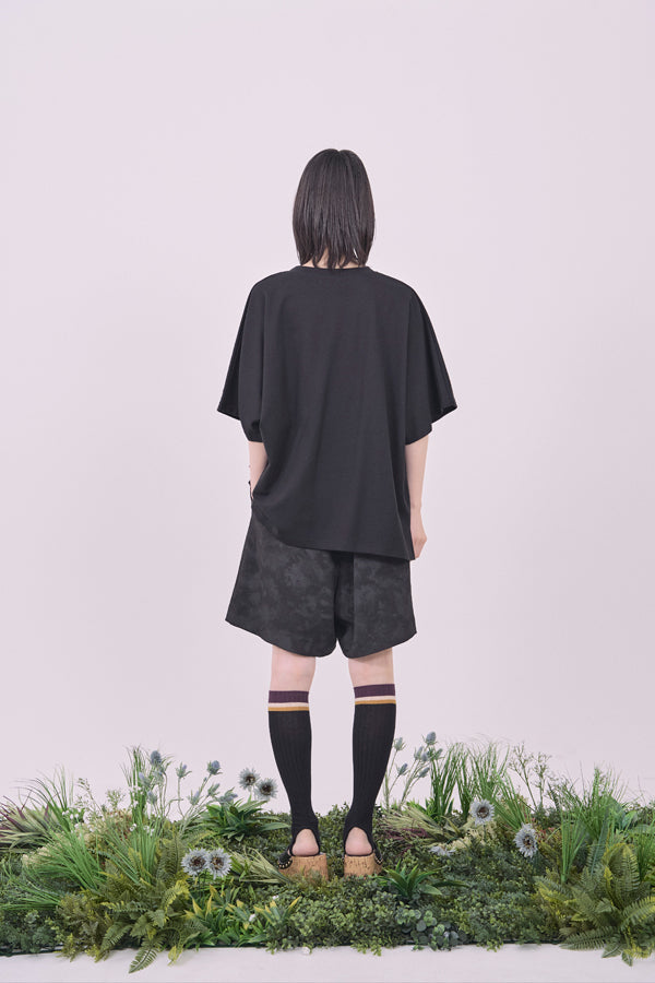 【Nora Lily】Embroidery Heritage Logo Ease Tee-Black-225380132-19F