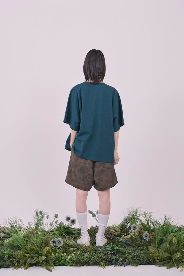 【Nora Lily】Embroidery Heritage Logo Ease Tee-Green-225380132-22F