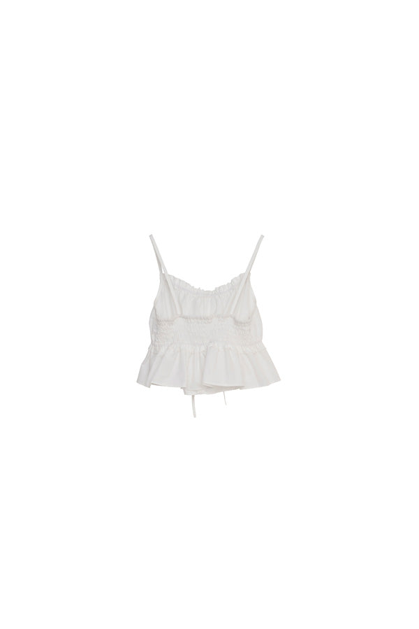 【Nora Lily】「elle」Twilight Frill Cami-White-225380137-01F