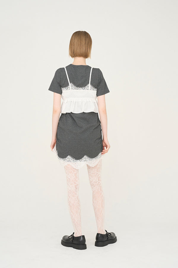 【Nora Lily】「elle」Twilight Frill Cami-White-225380137-01F