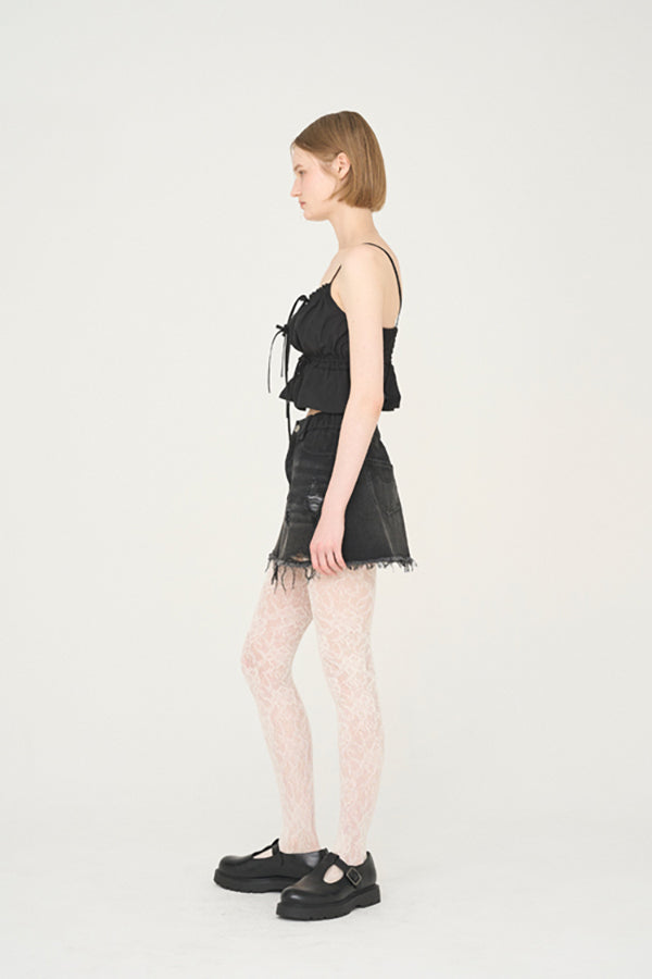 【Nora Lily】「elle」Twilight Frill Cami-Black-225380137-19F