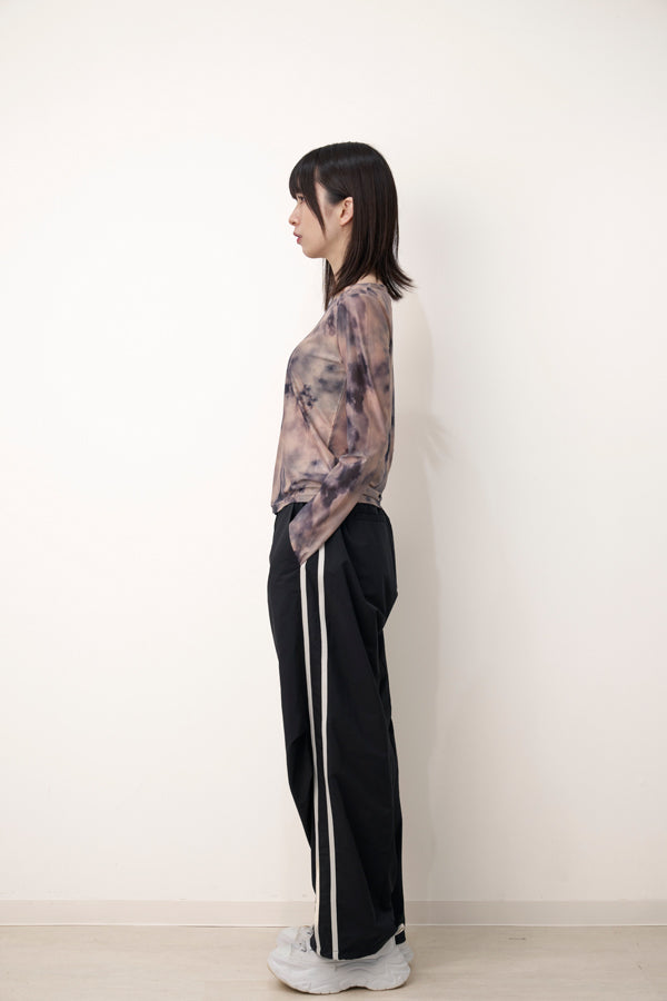【Nora Lily】「elle」Tie dyeing sheer Top 2-Beige Tie Dye-225380144-50F