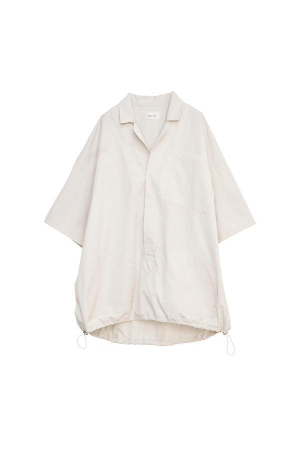 【Nora Lily】Drawcord Cubist S/S Pullover-Ivory-225380145-04F