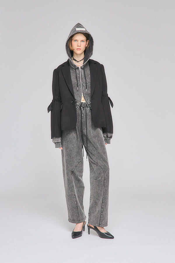 【Nora Lily】「elle」Back Design Tailored Jacket-Black-225542107-19F