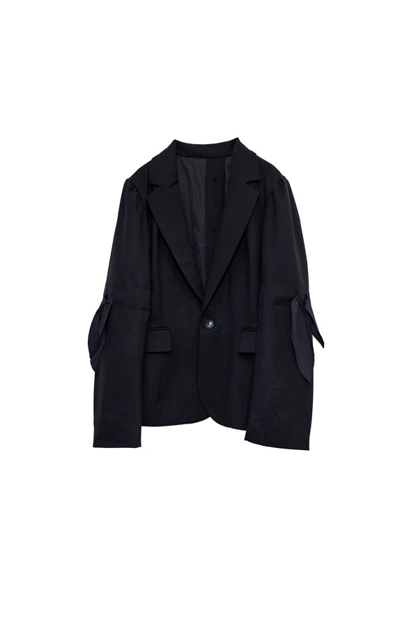 【Nora Lily】「elle」Back Design Tailored Jacket-Black-225542107-19F
