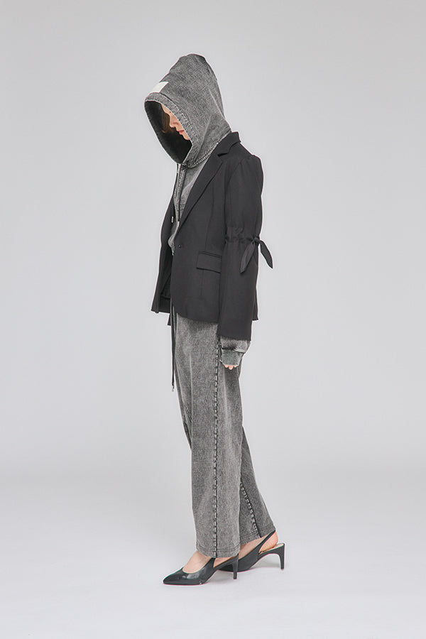 【Nora Lily】「elle」Back Design Tailored Jacket-Black-225542107-19F