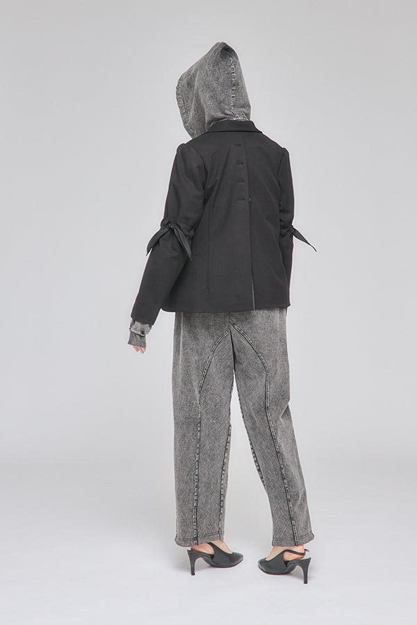 【Nora Lily】「elle」Back Design Tailored Jacket-Black-225542107-19F