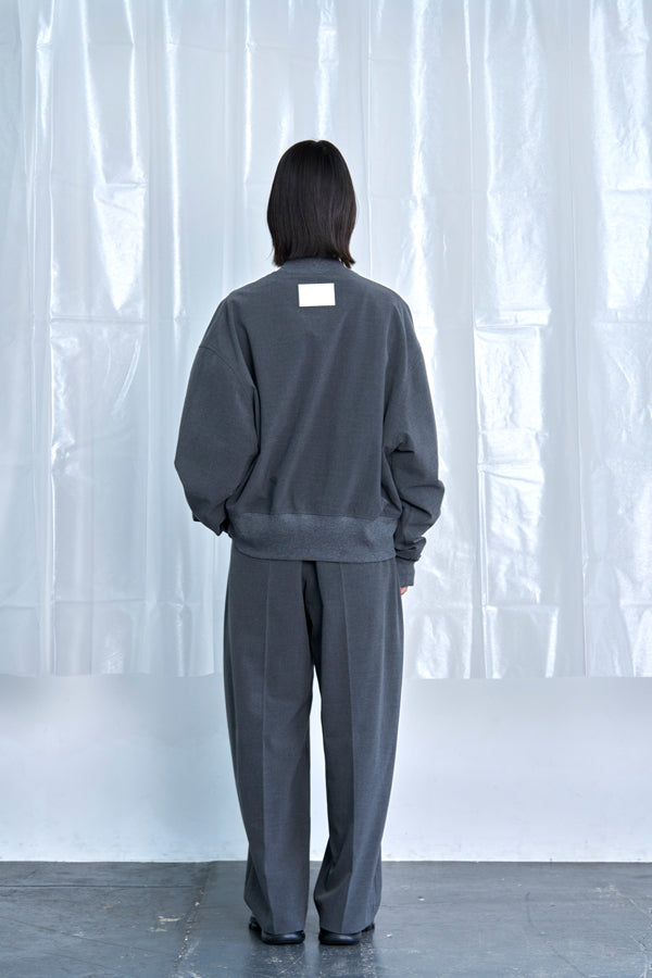 【Nora Lily】Cocoon Wide Line Suspenders Pants-Grey-225560100-12F