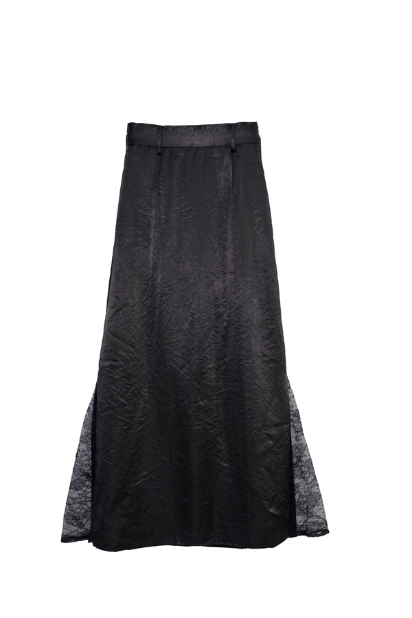 【Nora Lily】「elle」A line Gore Skirt-Black-225560109-19F