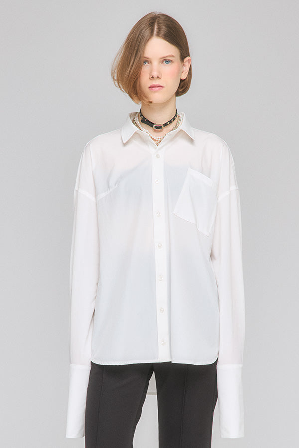【Nora Lily】「elle」Back Balloon Shirts-White-225580157-01F