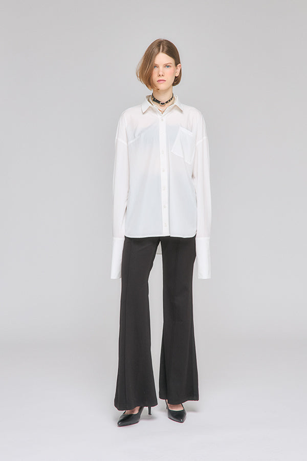 【Nora Lily】「elle」Back Balloon Shirts-White-225580157-01F