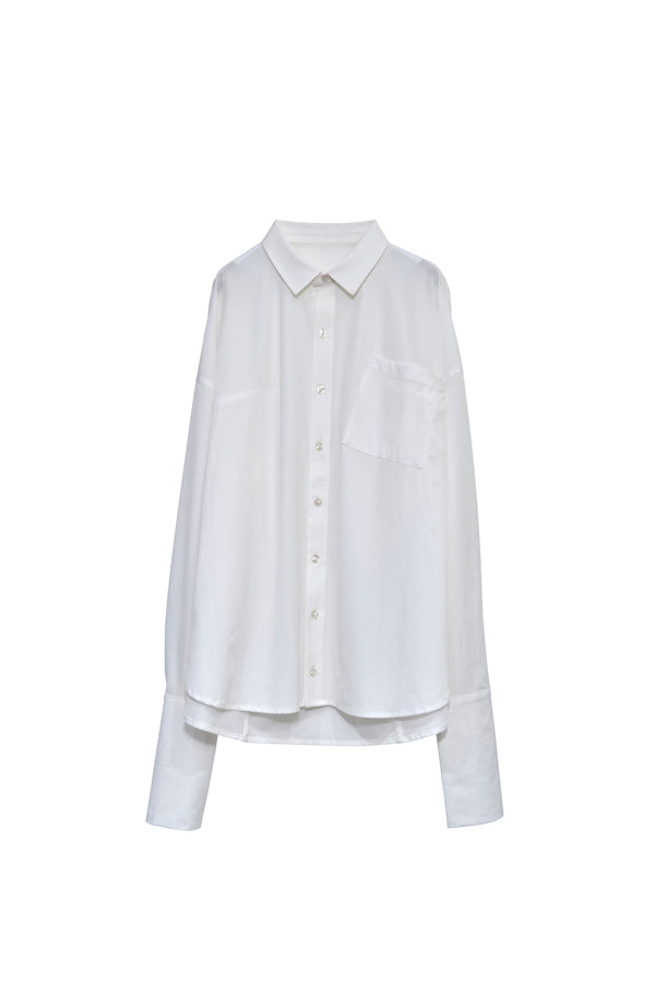 【Nora Lily】「elle」Back Balloon Shirts-White-225580157-01F