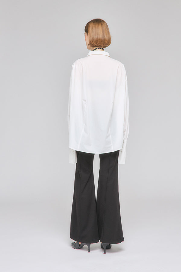 【Nora Lily】「elle」Back Balloon Shirts-White-225580157-01F