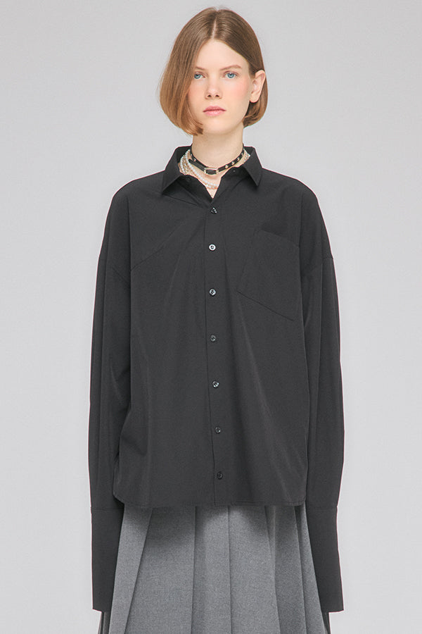 【Nora Lily】「elle」Back Balloon Shirts-Black-225580157-19F