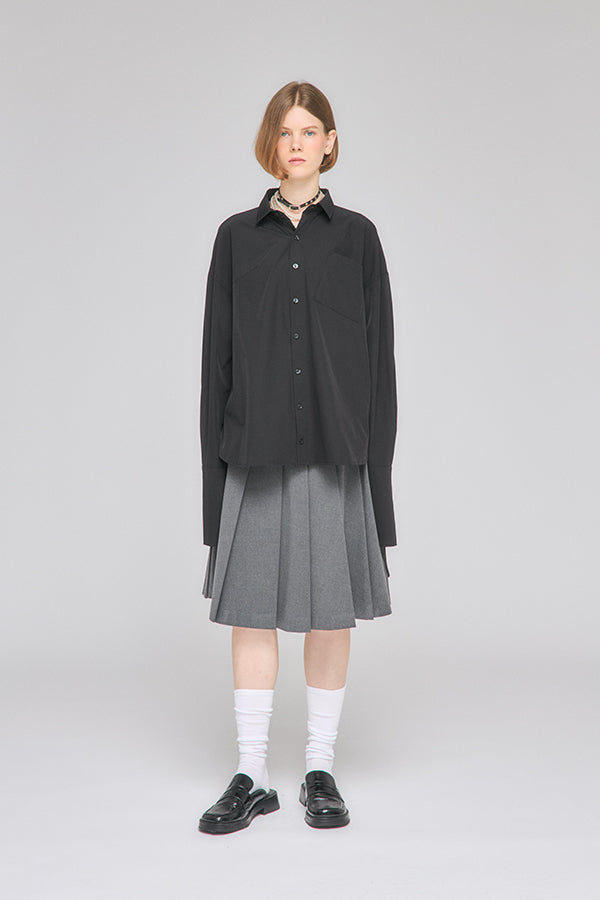 【Nora Lily】「elle」Back Balloon Shirts-Black-225580157-19F