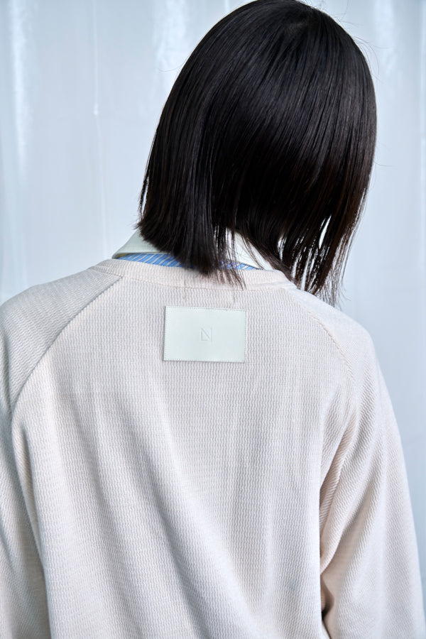 【Nora Lily】Switching Design Cardigan-Ivory Solid-225580159-04F