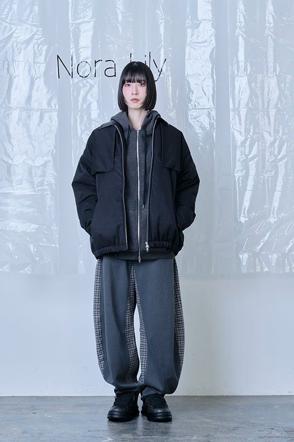 【Nora Lily】Flghit Paffar JKT-Black x Black-225742108-19F