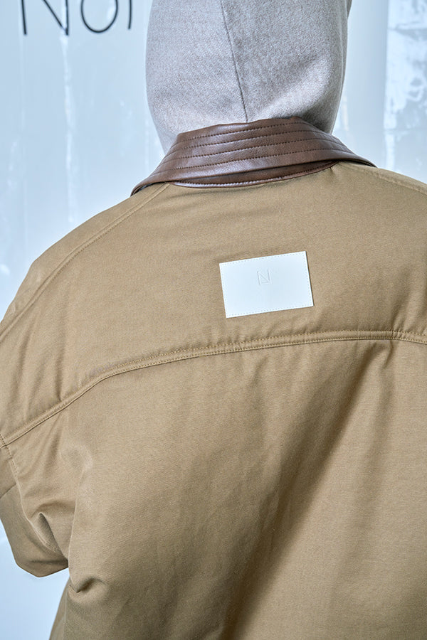 【Nora Lily】Flghit Paffar JKT-Brown x Khaki-225742108-27F