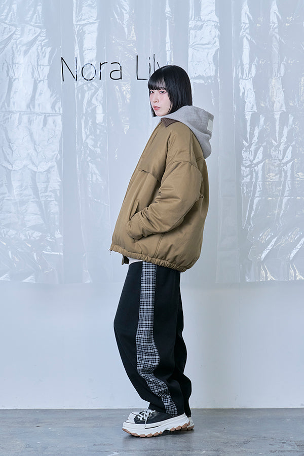 【Nora Lily】Flghit Paffar JKT-Brown x Khaki-225742108-27F