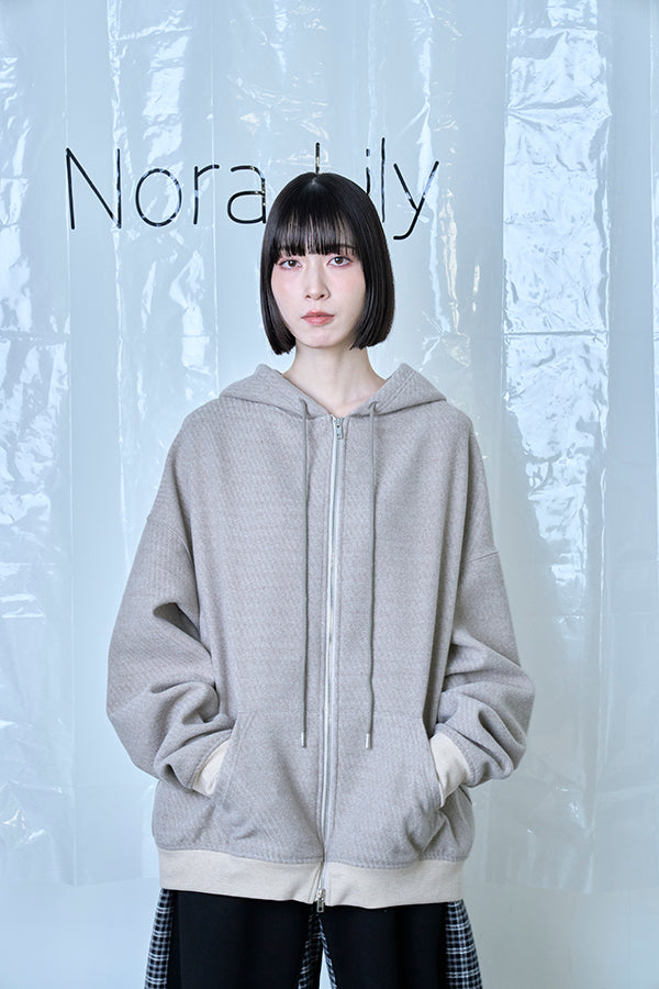 【Nora Lily】Wooly Hoodie-Ivory-225780161-04F