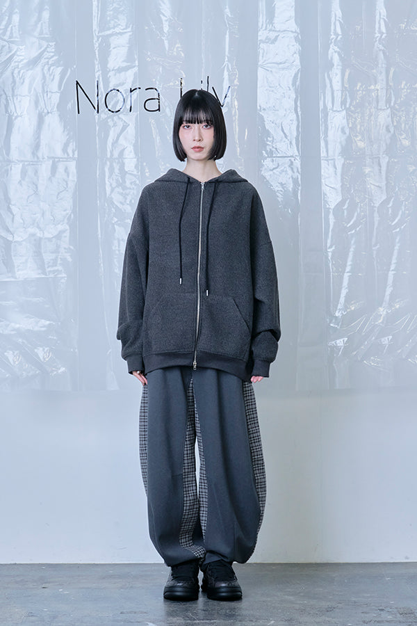 【Nora Lily】Wooly Hoodie-Chacoal-225780161-18F