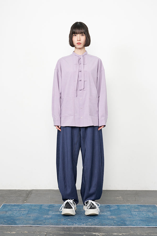 Nora Lily】China loop L/S Shirt-Light Purple-226180001-81F – INTERPLAY