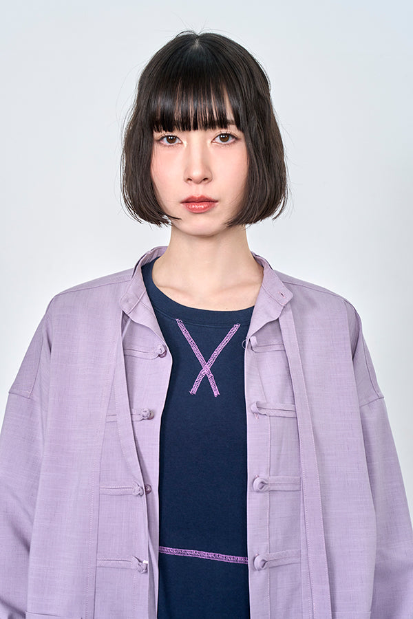 Nora Lily】China loop L/S Shirt-Light Purple-226180001-81F – INTERPLAY