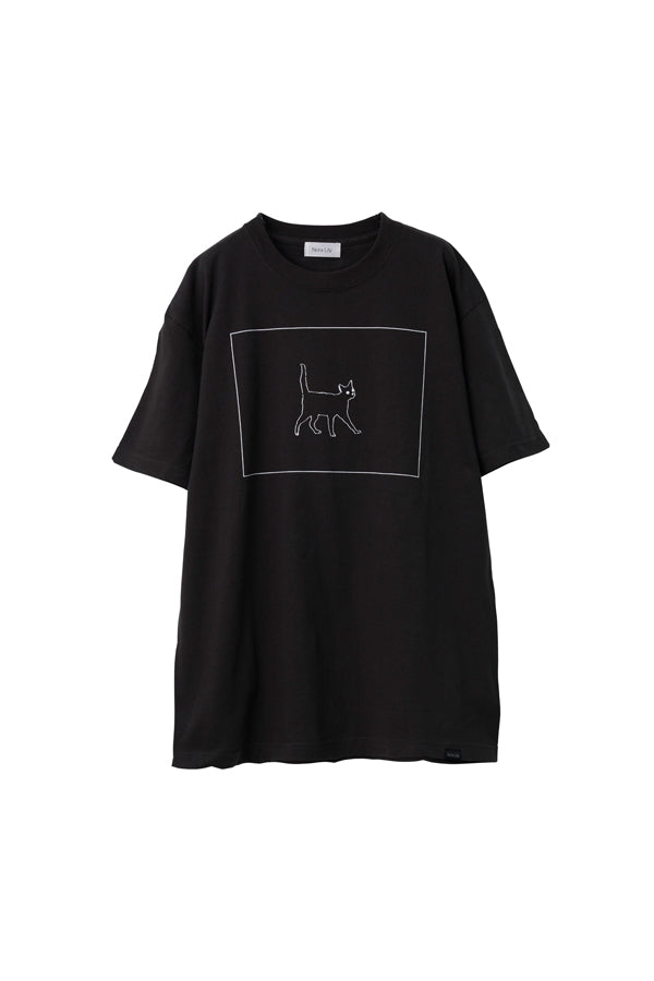 【Nora Lily】Cage Cat S/S Tee-Chacoal-225320001-13L