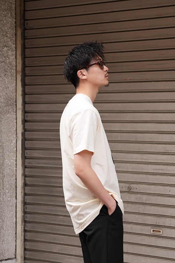 【INTERPLAY x TAKERU】Acoustic Meow Tee Shirt(UNISEX)-CREAM- 624120008-04