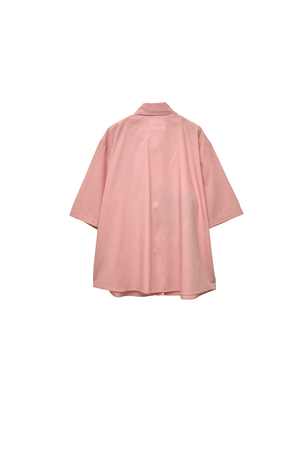 【INTERPLAY x TAKERU】Acoustic Meow Open Collar Shirt(UNISEX)-PINK- 624180007-72F