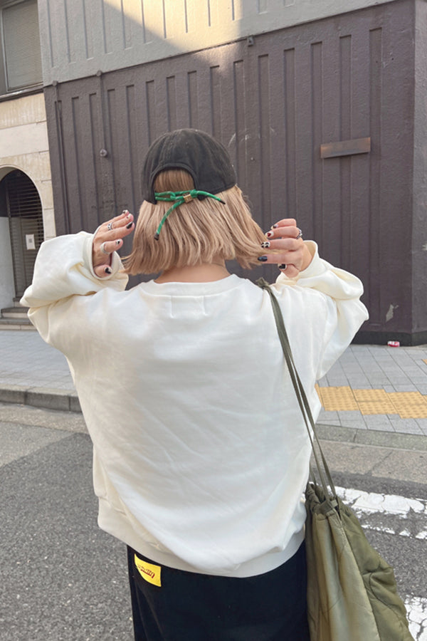 【INTERPLAY x おなつ】Tucked Balloon Sleeve Loose Sweat(UNISEX)624580012-01F