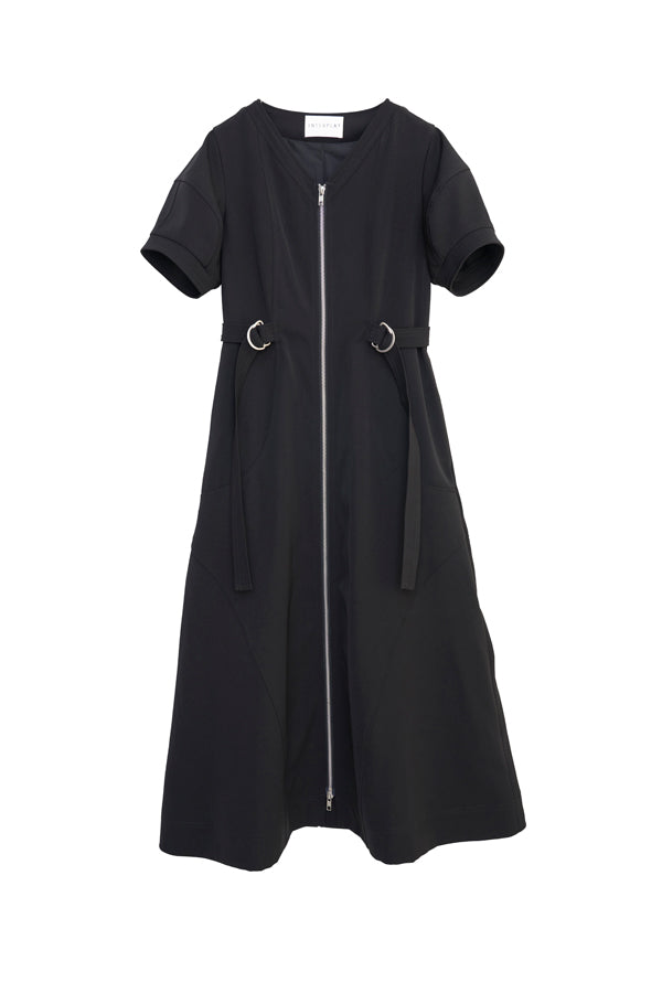【INTERPLAY x MAYUKO】Silent Axis Dress-Black-625150002-19F