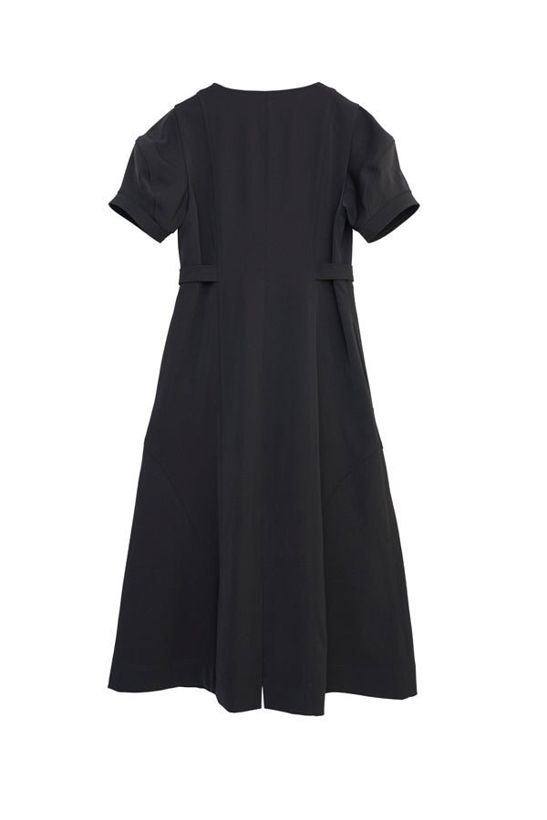 【INTERPLAY x MAYUKO】Silent Axis Dress-Black-625150002-19F