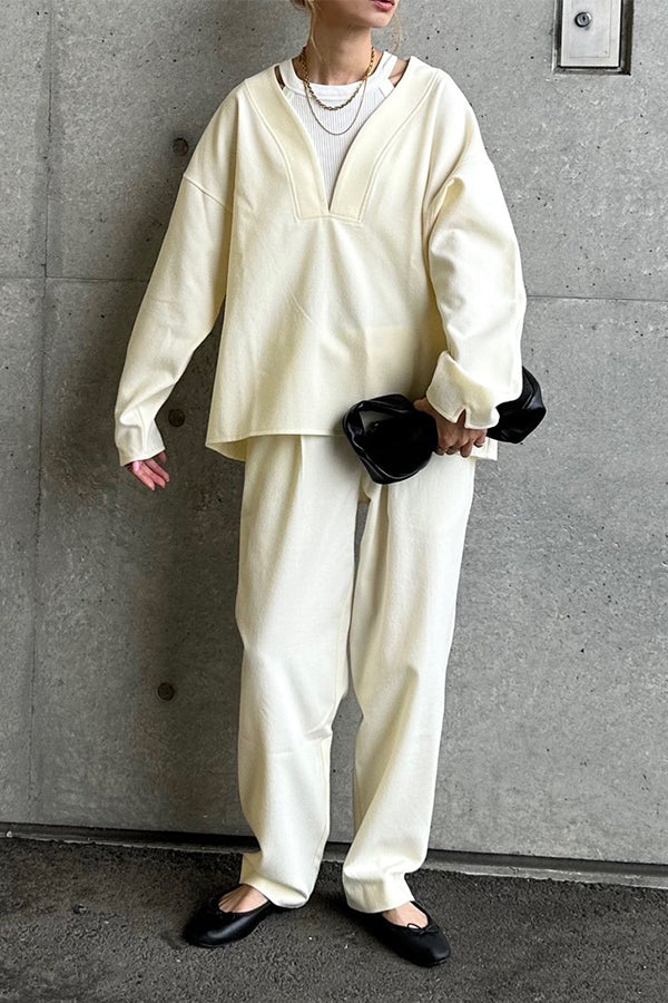 【INTERPLAY x AYA】Compressed Top-Ivory-625380007-04F