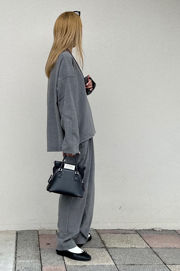 【INTERPLAY x AYA】Compressed Top-Grey-625380007-12F