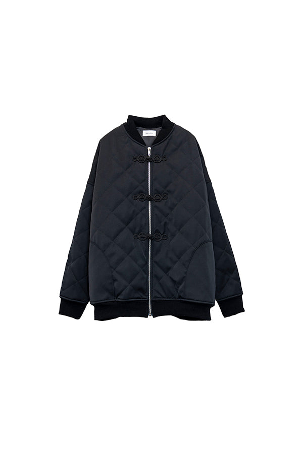 【Nora Lily】 Quilting MA-1(UNISEX)-BLACK-223542068-19