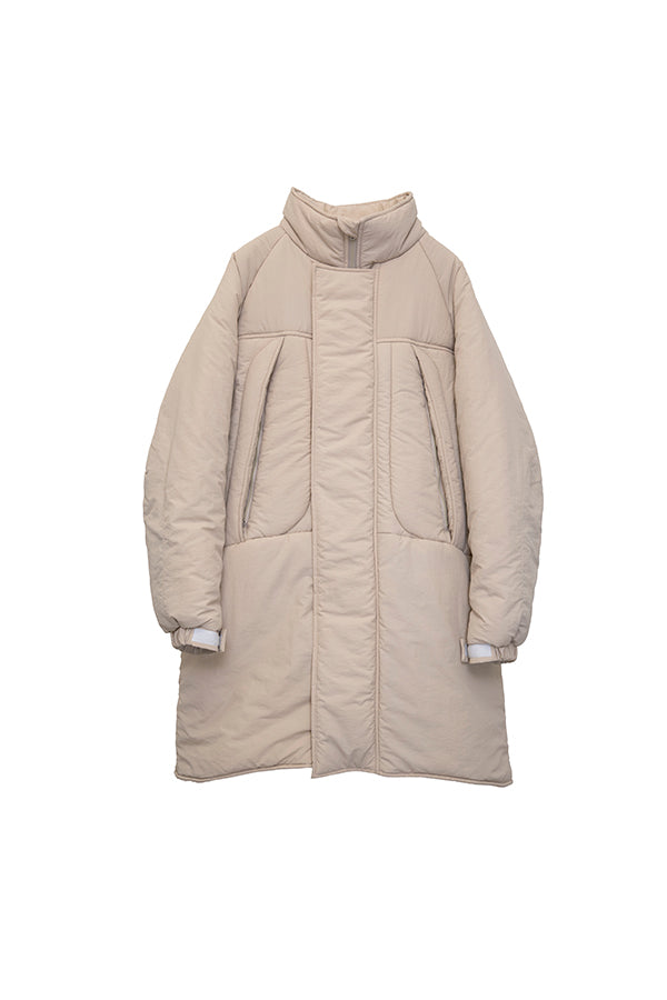 【Nora Lily】 Monster Padding Coat(UNISEX)-BEIGE-223542048-52