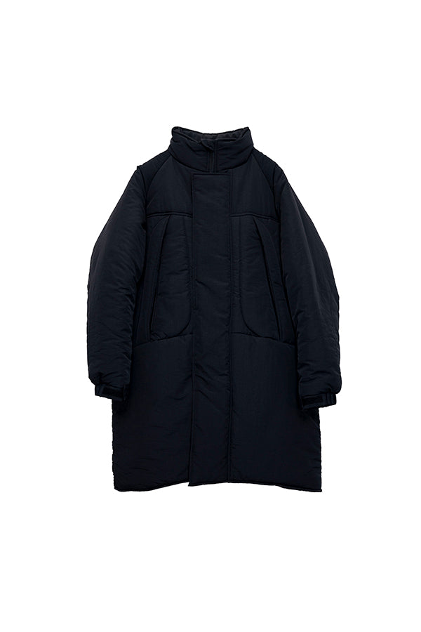 【Nora Lily】 Monster Padding Coat(UNISEX)-BLACK-223542048-19