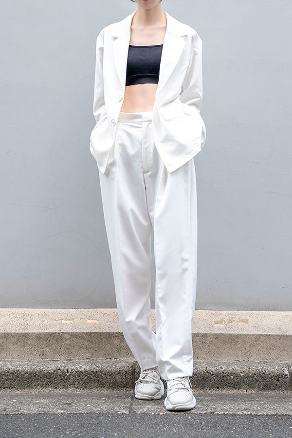 【Nora Lily】 New L/S 2B Jacket(UNISEX) -WHITE-223342039-01