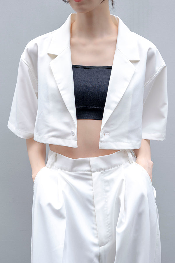 【Nora Lily】 Tailor Shirt Jacket -WHITE-223342038-01 – INTERPLAY