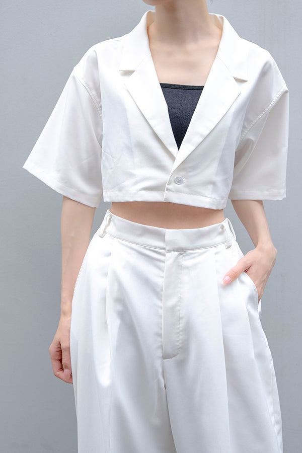【Nora Lily】 Tailor Shirt Jacket -WHITE-223342038-01