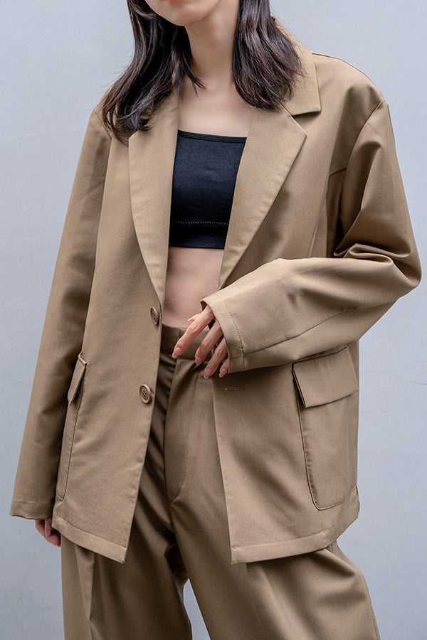 【Nora Lily】 New L/S 2B Jacket(UNISEX) -BEIGE-223342039-62